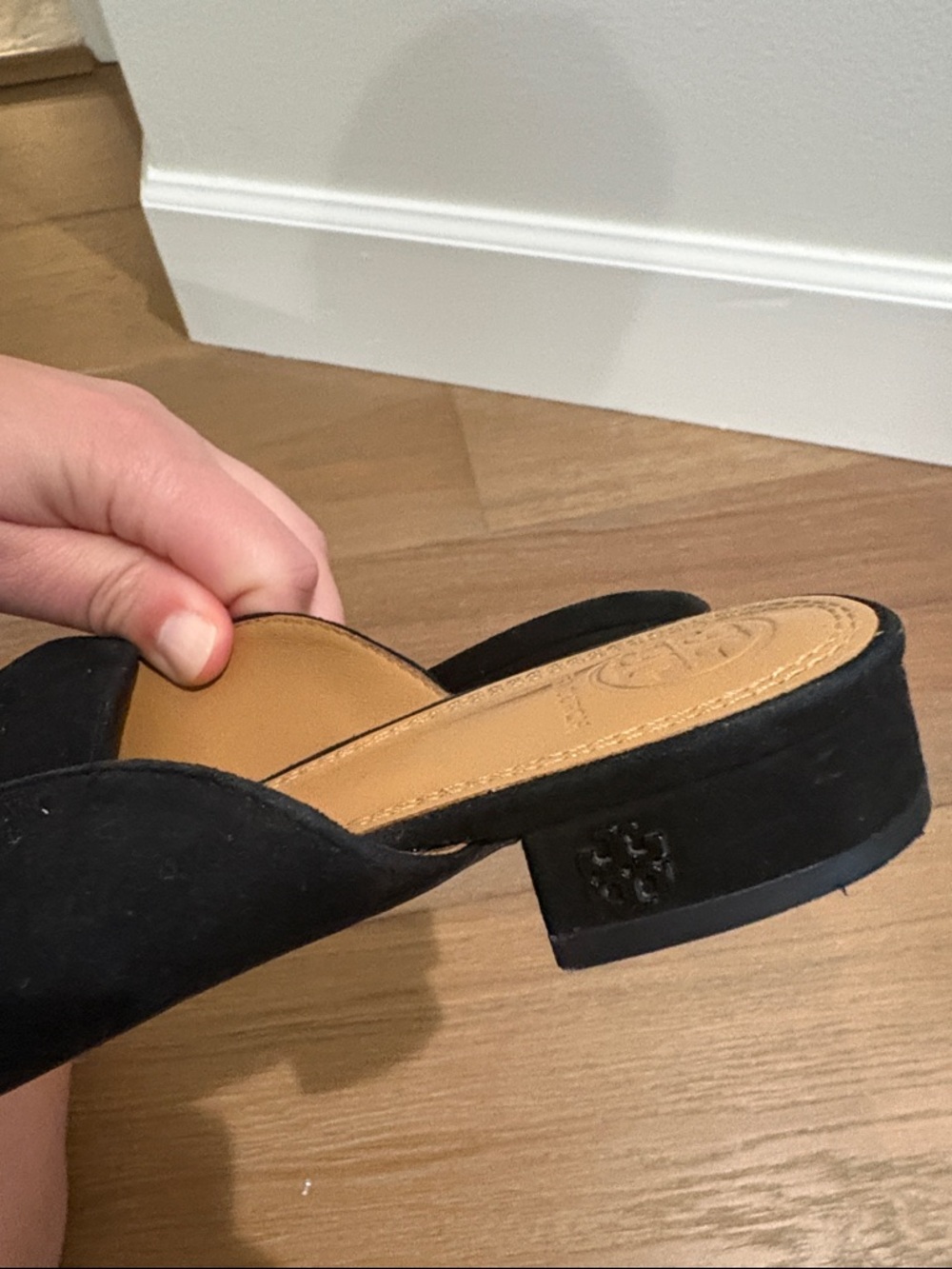 Tory Burch Suede black mules - Picture 3 of 5